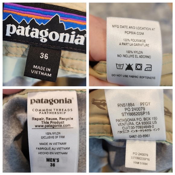 Patagonia Board shorts. Men's size 36 - Picture 3 of 16